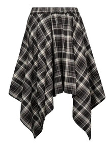 CO' COUTURE NEDERDEL, DAGNY CHECK TIE BLACK
