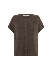 MANSTED VEST, KOMMA BROWN