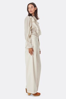 LOLLYS LAUNDRY SKJORTE, SPRINGS CREME