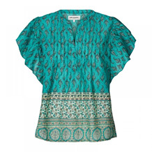LOLLYS LAUNDRY BLUSE, ISABEL GREEN