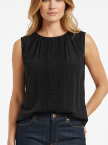 GOSSIA TOP, SABBY JO TOP BLACK