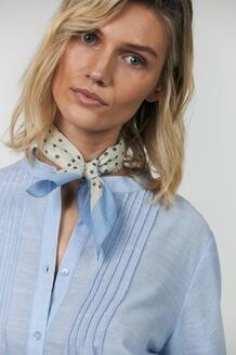 LOLLYS LAUNDRY TØRKLÆDE, DOT LIGHT BLUE