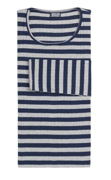 NØRGAARD PÅ STRØGET T-SHIRT, 101 MARINE/GREY MELANGE