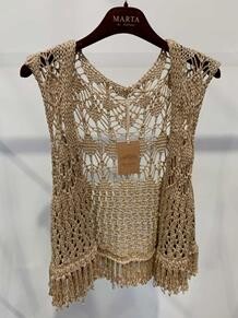 MARTA VEST, 473 GOLD