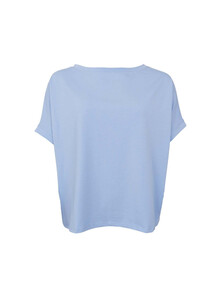 BLACK COLOUR T-SHIRT, MAY LOOSE LT. BLUE