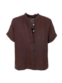 BLACK COLOUR BLUSE, MELINA COFFEE