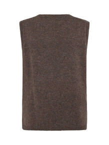 MANSTED VEST, MITOS BROWN