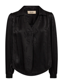 MOS MOSH BLUSE, AIDO MONOGRAM BLACK