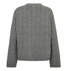 MOS MOSH STRIK, BRYNDIS CREWNECK GRÅ