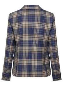 MOS MOSH BLAZER, BLAKE CHEC CROWN BLUE