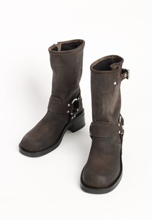 BUKELA STØVLER, MOTO MOCCA BROWN