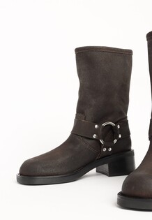 BUKELA STØVLER, MOTO MOCCA BROWN