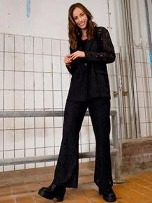 BLACK COLOUR JAKKE, JONES LACE BLACK