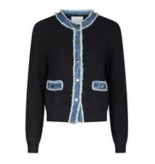 NEO NOIR CARDIGAN, ZELMA DENIM NAVY
