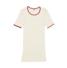 NØRGAARD PÅ STRØGET T-SHIRT, K/Æ ECRU/RED
