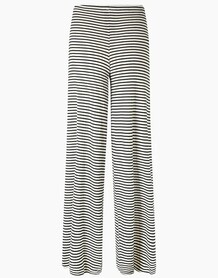 NØRGAARD PÅ STRØGET BUKS, NOVA NPS STRIPE ECRU/BLACK