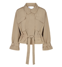 CO' COUTURE JAKKE, ELBA CROP WALNUT