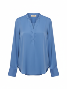 MOS MOSH SKJORTE, MATTHEA ULTRAMARINE