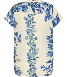LOLLYS LAUNDRY TOP, HEATHER 20 BLUE