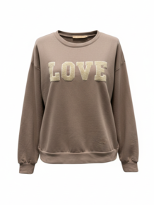 MARTA SWEATSHIRT, 7976 FANGO MELANGE