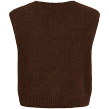 MARTA STRIK VEST, 5114 CHOCOLATE