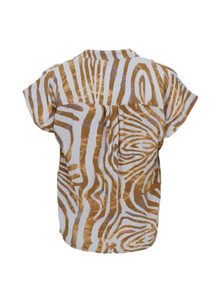 BLACK COLOUR BLUSE, LUNA ANDREA BLUE ZEBRA
