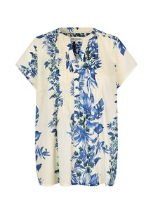 LOLLYS LAUNDRY TOP, HEATHER 20 BLUE