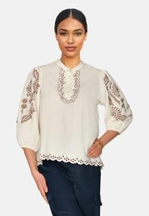 LOVE & DIVINE BLUSE, LOVE 968 CREME