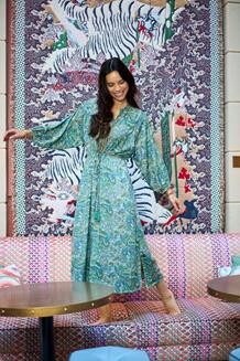 BLACK COLOUR KJOLE, LUNA SEA GREEN