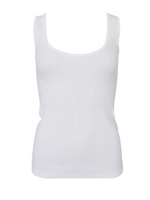 BLACK COLOUR TOP, VIBS RIB OFF WHITE