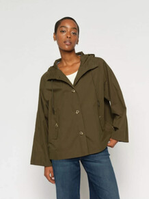 MOS MOSH JAKKE, SHEENA SHORT OLIVE NIGHT