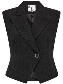 GOSSIA VEST, LIANA BLACK