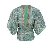 BLACK COLOUR BLUSE, LUNA SEA GREEN