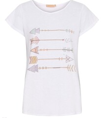MARTA T-SHIRT, 3895 BS994 WHITE/ARROW