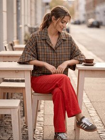 AMAZE CPH BUKS, VICTORIA CORDUROY POPPY RED