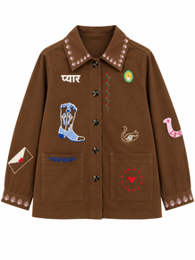 QNUZ JAKKE, 9439 MARRON