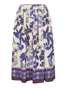 LOLLYS LAUNDRY MIDI NEDERDEL, ELLA FLOWER PRINT
