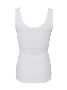 BLACK COLOUR TOP, VIBS RIB OFF WHITE