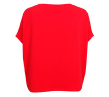 BLACK COLOUR T-SHIRT, MAY LOOSE RED
