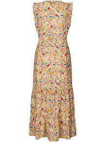 LOLLYS LAUNDRY MIDI KJOLE, SAMO FLOWER PRINT