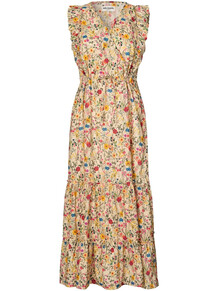 LOLLYS LAUNDRY MIDI KJOLE, SAMO FLOWER PRINT