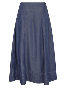 MOS MOSH NEDERDEL, AURORA LIO SKIRT DARK BLUE 