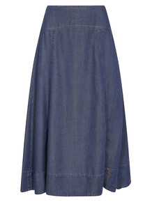 MOS MOSH NEDERDEL, AURORA LIO SKIRT DARK BLUE 