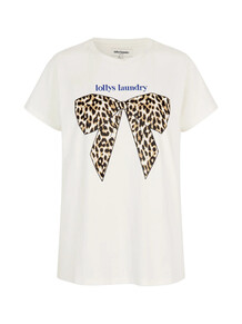 LOLLYS LAUNDRY T-SHIRT, ROMA 01 WHITE