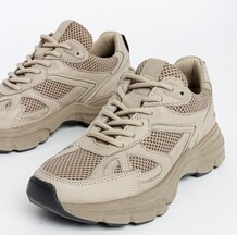 BUKELA SNEAKERS, MATT BEIGE