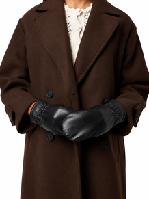RE:DESIGNED LUFFER, LARA MITTEN BLACK 