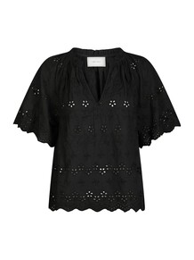 NEO NOIR BLUSE, ODET EMBROIDERY