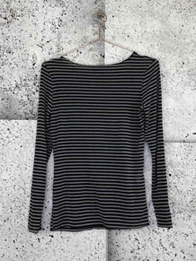 CABANA LIVING T-SHIRT, 24114 STRIPE GREY