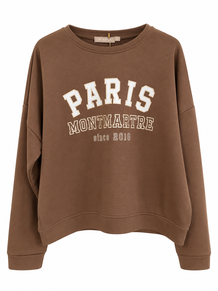 MARTA SWEATSHIRT, 261838 CHOKOLADE