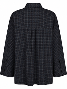 NEO NOIR SKJORTE, DITA DARK BLUE